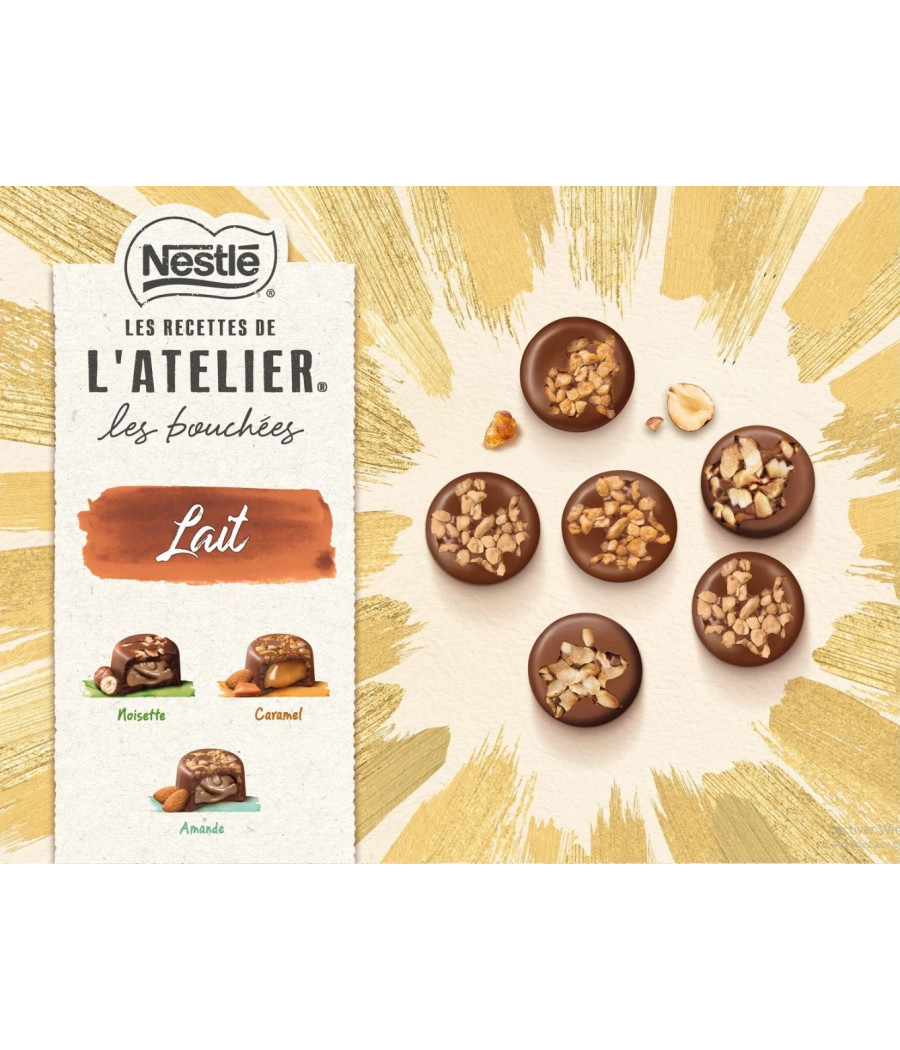 LES BOUCHEES AU LAIT LES RECETTES DE L'ATELIER NESTLE 189G