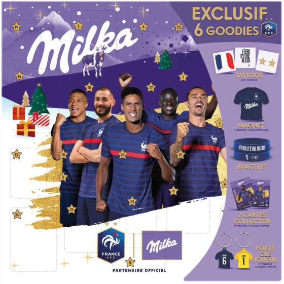CALENDRIER DE L’AVANT FFF MILKA 143G