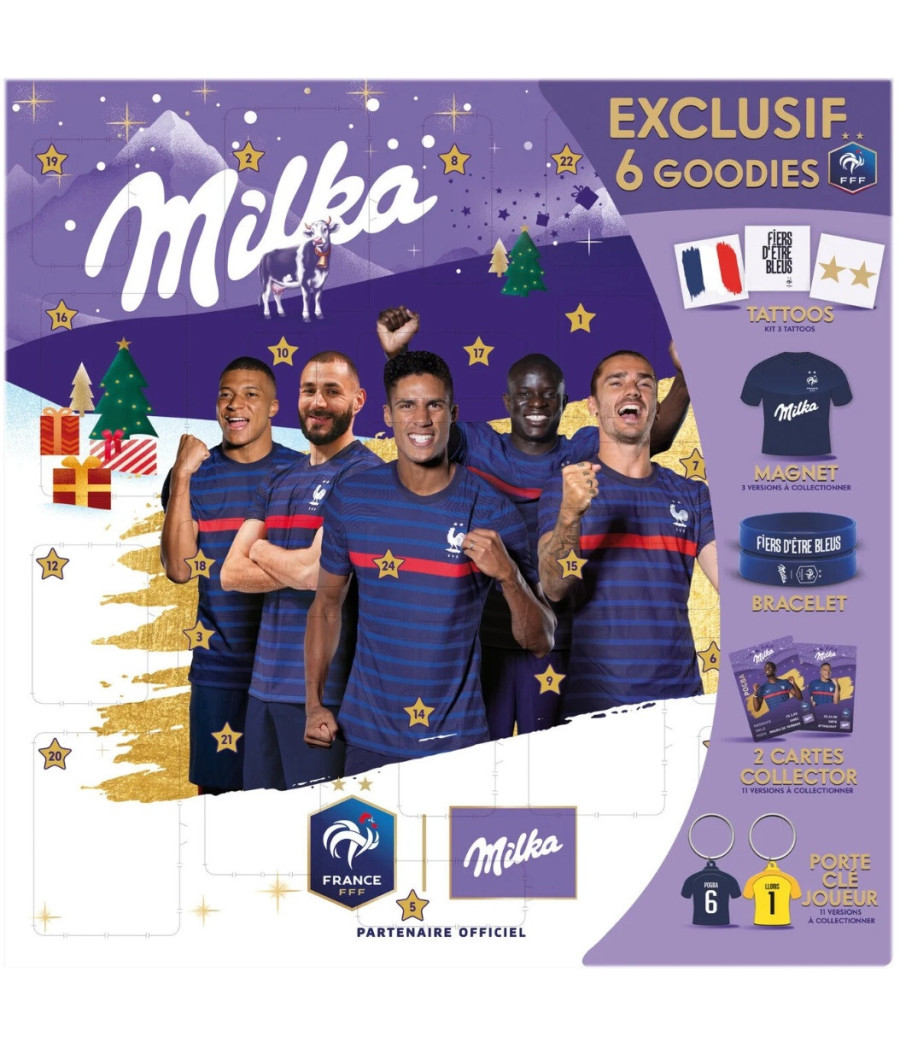 CALENDRIER DE L’AVANT FFF MILKA 143G