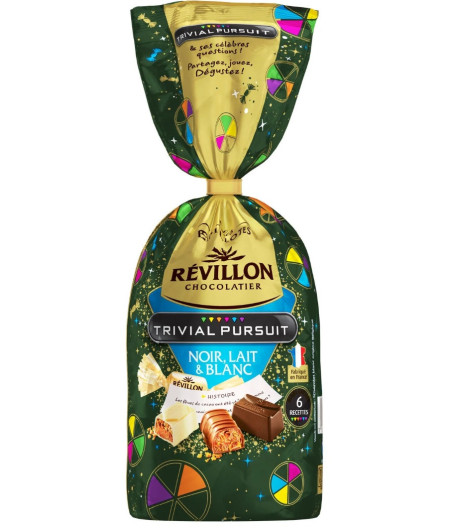CHOCOLAT NOIR LAIT ET BLANC PAPILLOTES REVILLON 510G
