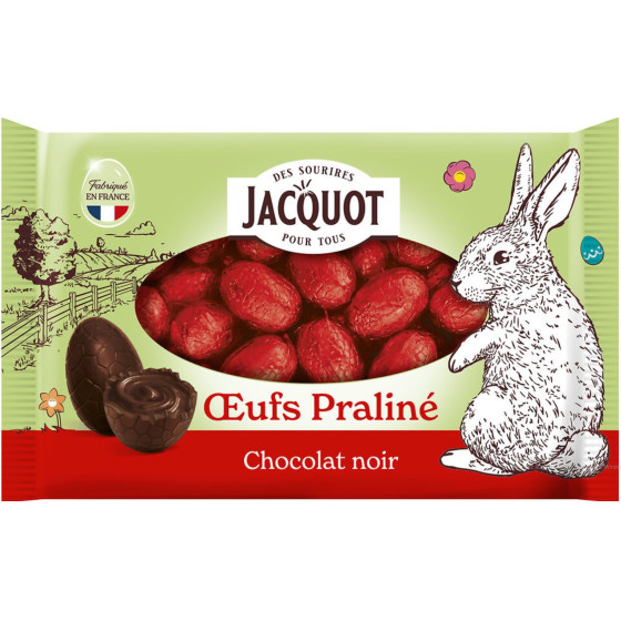 ŒUFS EN CHOCOLAT NOIR ŒUFS PRALINES JACQUOT 100G