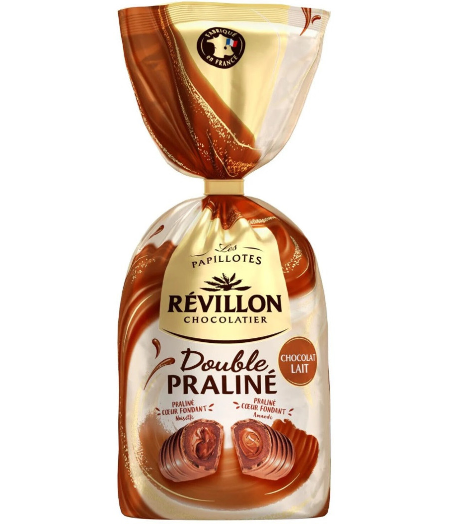 CHOCOLAT DOUBLE PRALINE REVILLON 375G