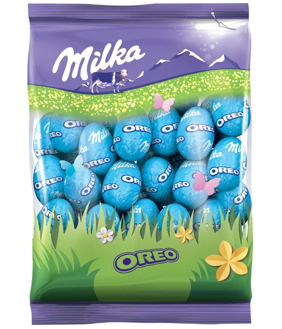 ŒUFS AU CHOCOLAT ECLATS D'OREO MILKA 350G