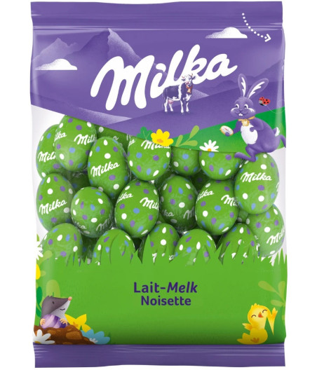 ŒUFS CHOCOLAT AU LAIT NOISETTINE MILKA 350G