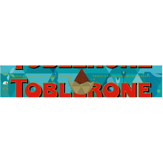 BARRE DE CHOCOLAT AU LAIT AMANDES SALEES CARAMELISEES TOBLERONE
