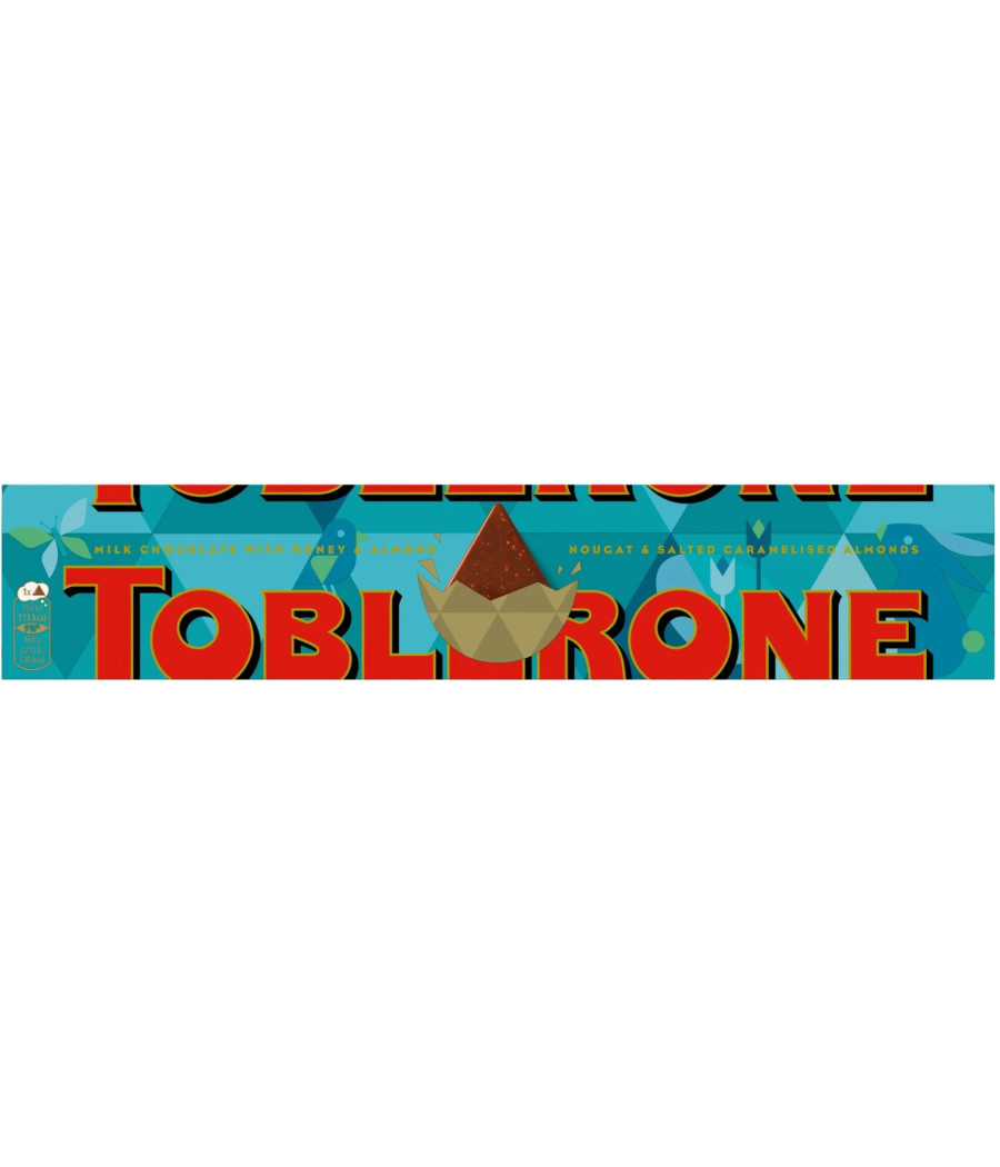 BARRE DE CHOCOLAT AU LAIT AMANDES SALEES CARAMELISEES TOBLERONE