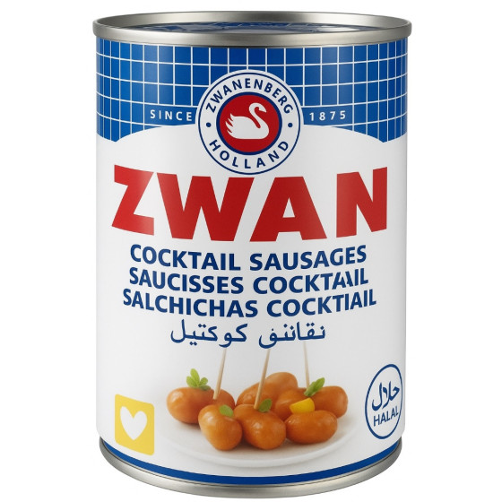 SAUCISSES ZWAN  COCKTAIL POULET 400G
