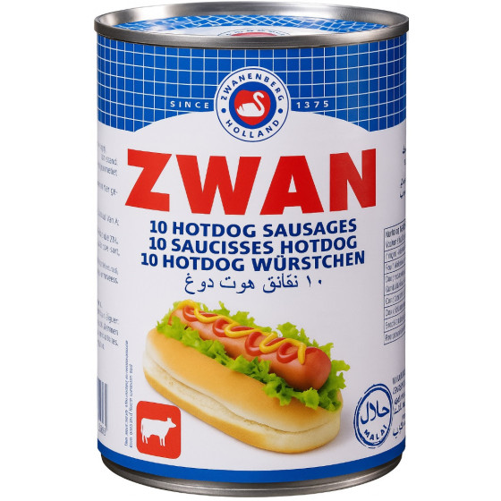 HOTDOG ZWAN 10 SAUSAGES