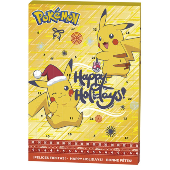 CALENDRIER PIKACHU HAPPY HOLIDAYS