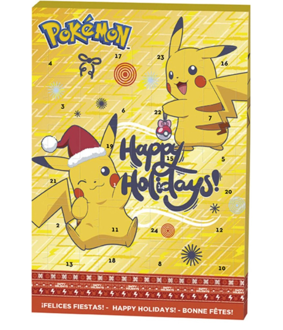 CALENDRIER PIKACHU HAPPY HOLIDAYS