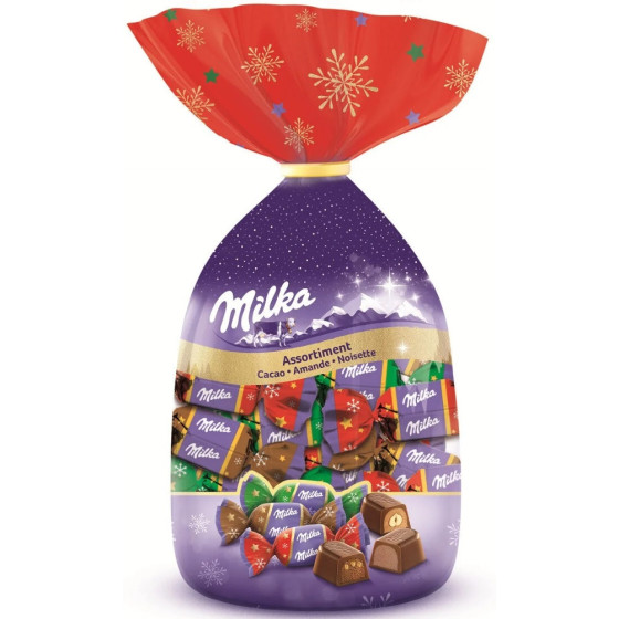 CHOCOLAT ASSORTIMENT PRALINES MILKA 180G