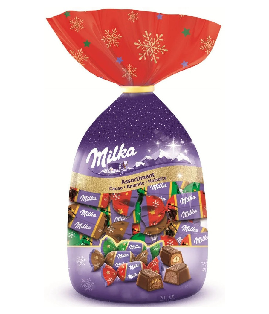 CHOCOLAT ASSORTIMENT PRALINES MILKA 180G