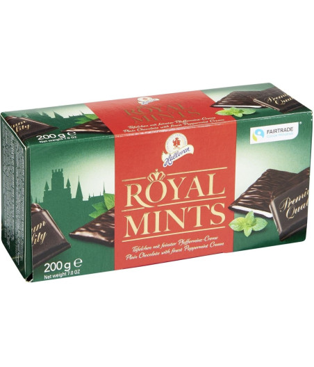CHOCOLAT ROYAL MINTS 200G