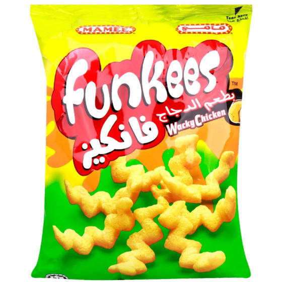 CHIPS FUNKEES SNACK MAIS POULET 15G