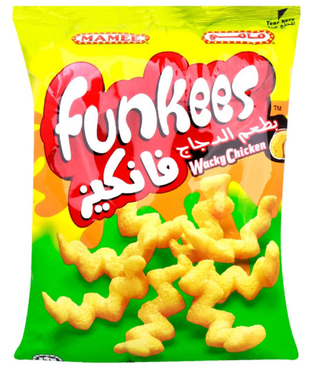CHIPS FUNKEES SNACK MAIS POULET 15G