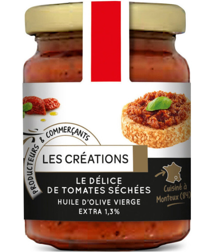 TOMATE LES CREATIONS DELICE DE TOMATES SECHEES 90G