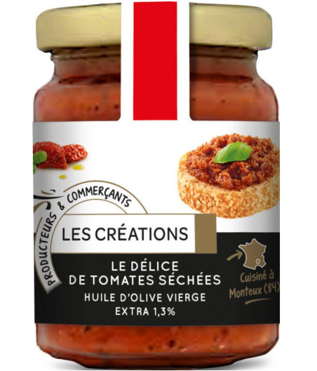 TOMATE LES CREATIONS DELICE DE TOMATES SECHEES 90G