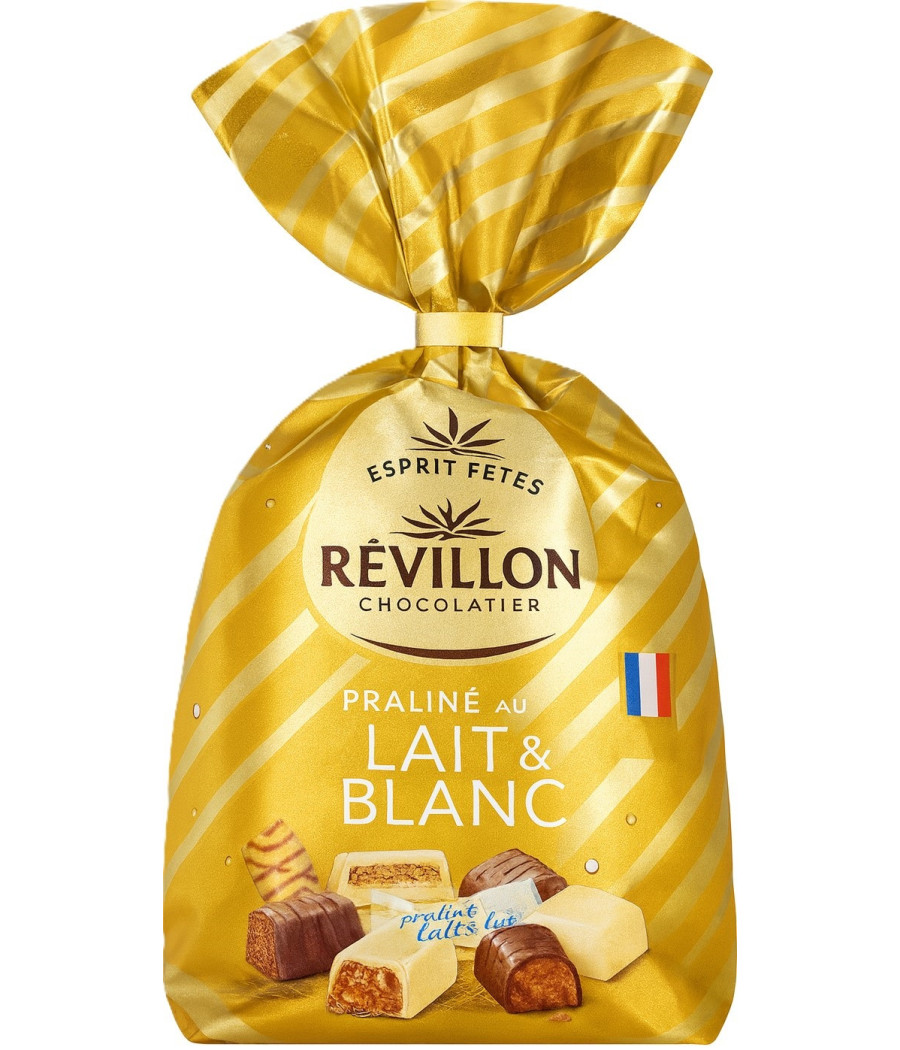 CHOCOLATIER PRALINE AU LAIT & BLANC REVILLON 360G