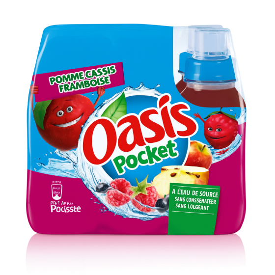 OASIS POMME CASSIS FRAMBOISE  6 X 25 CL
