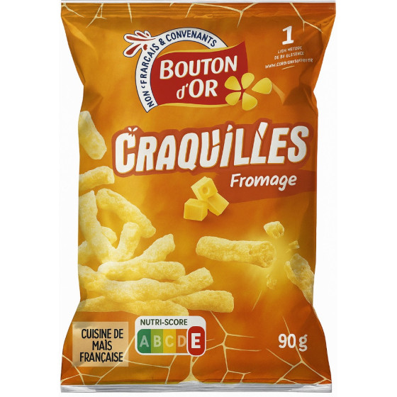 CHIPS BOUTON D'OR CRAQUILLES FROMAGE