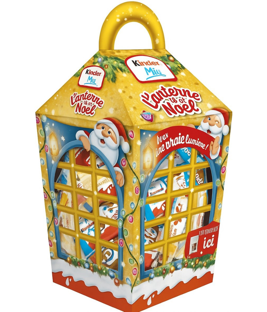 CHOCOLAT ASSORTIMENT LANTERNE DE NOEL KINDER MIX 99G