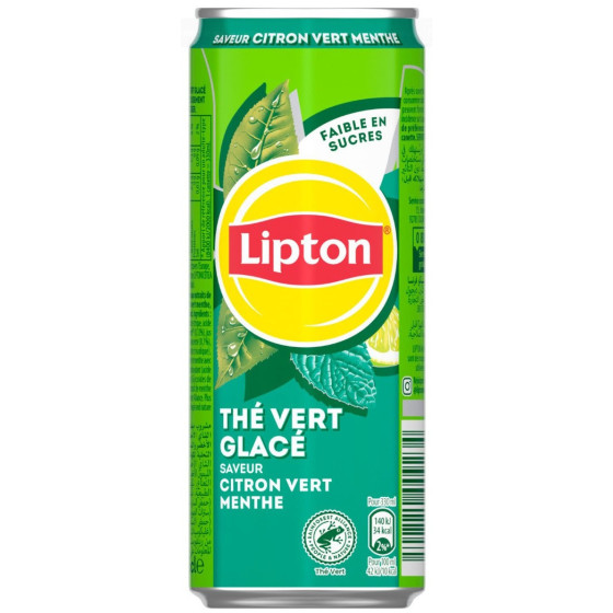 BOISSON LIPTON GREEN ICE TEA 6 X 33CL