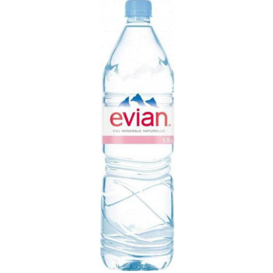 EAU EVIAN DE SOURCE MINERALE 1,5L PACK DE 6