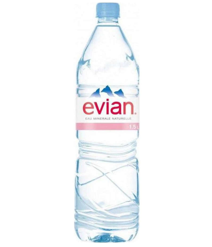 EAU EVIAN DE SOURCE MINERALE 1,5L PACK DE 6