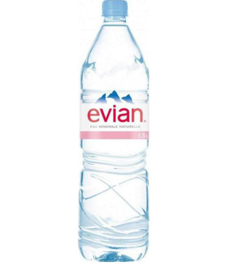 EAU EVIAN DE SOURCE MINERALE 1,5L PACK DE 6