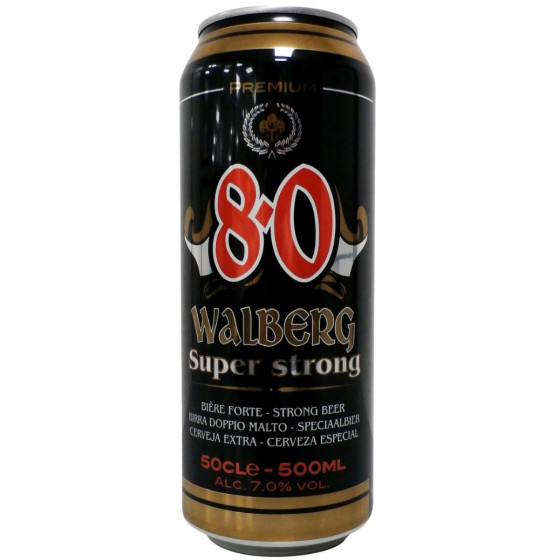 BIERE WALBERG 8.0 SUPER STRONG 500 ML 7.0% VOLUME