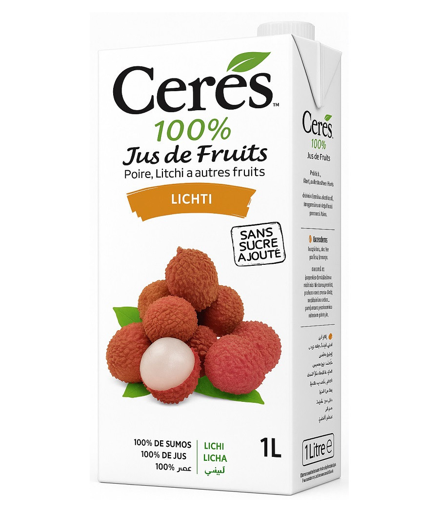 JUS DE FRUITS CERES LETCHIS 1L