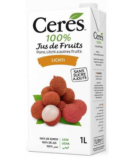 JUS DE FRUITS CERES LETCHIS 1L