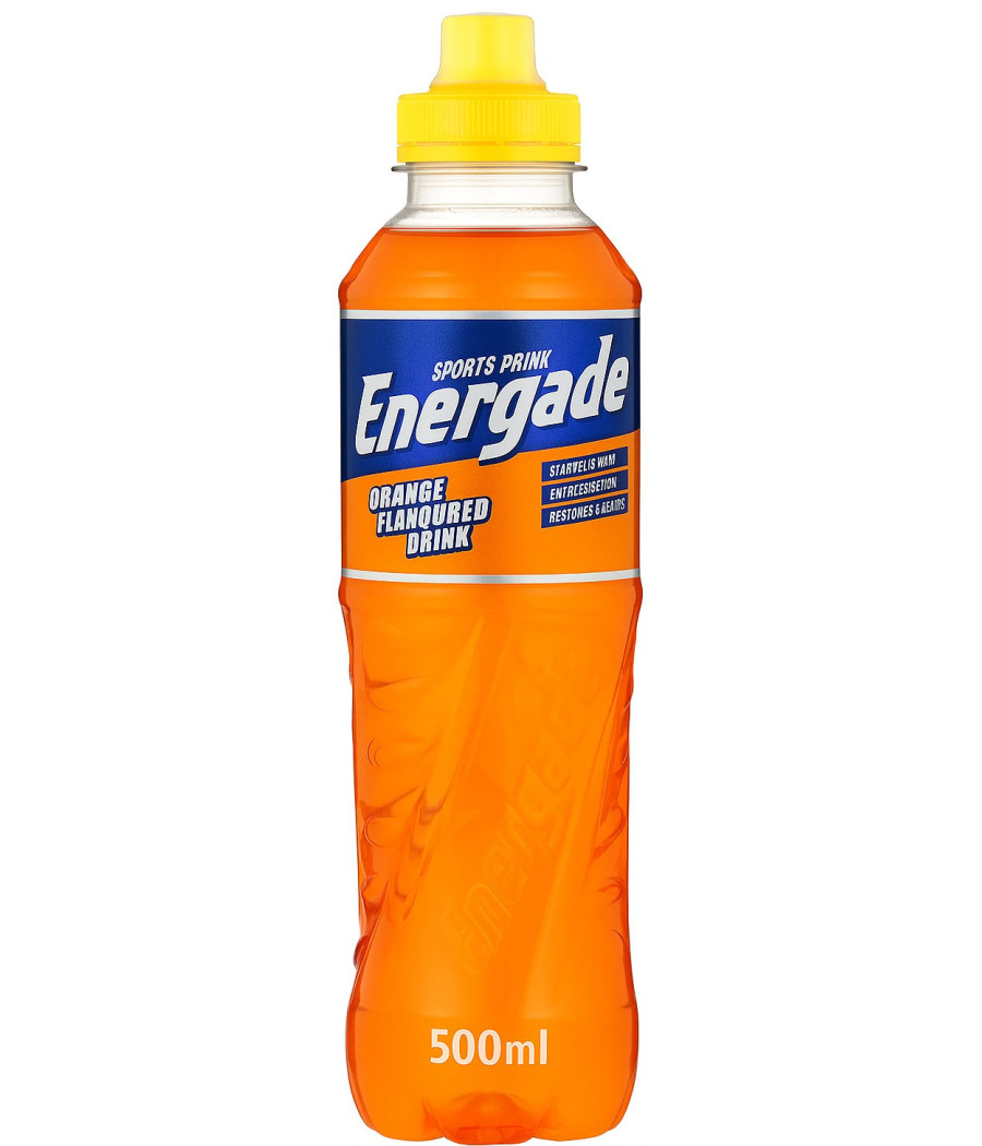 ENERGADE ORANGE SPORTS DRINK 500ML