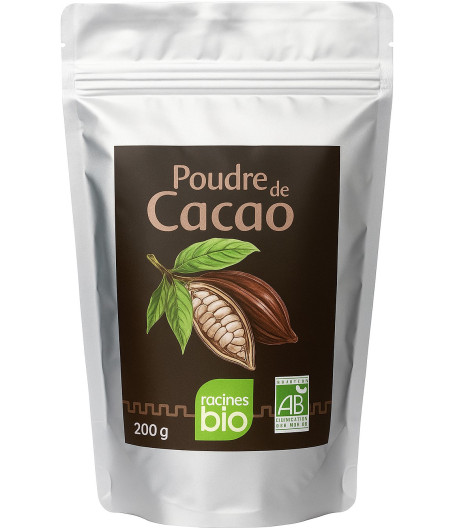 POUDRE DE CACAO RACINES BIO 200G