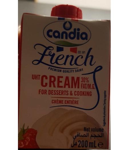 CREME POUR DESSERT ET CUISINE 200 ML