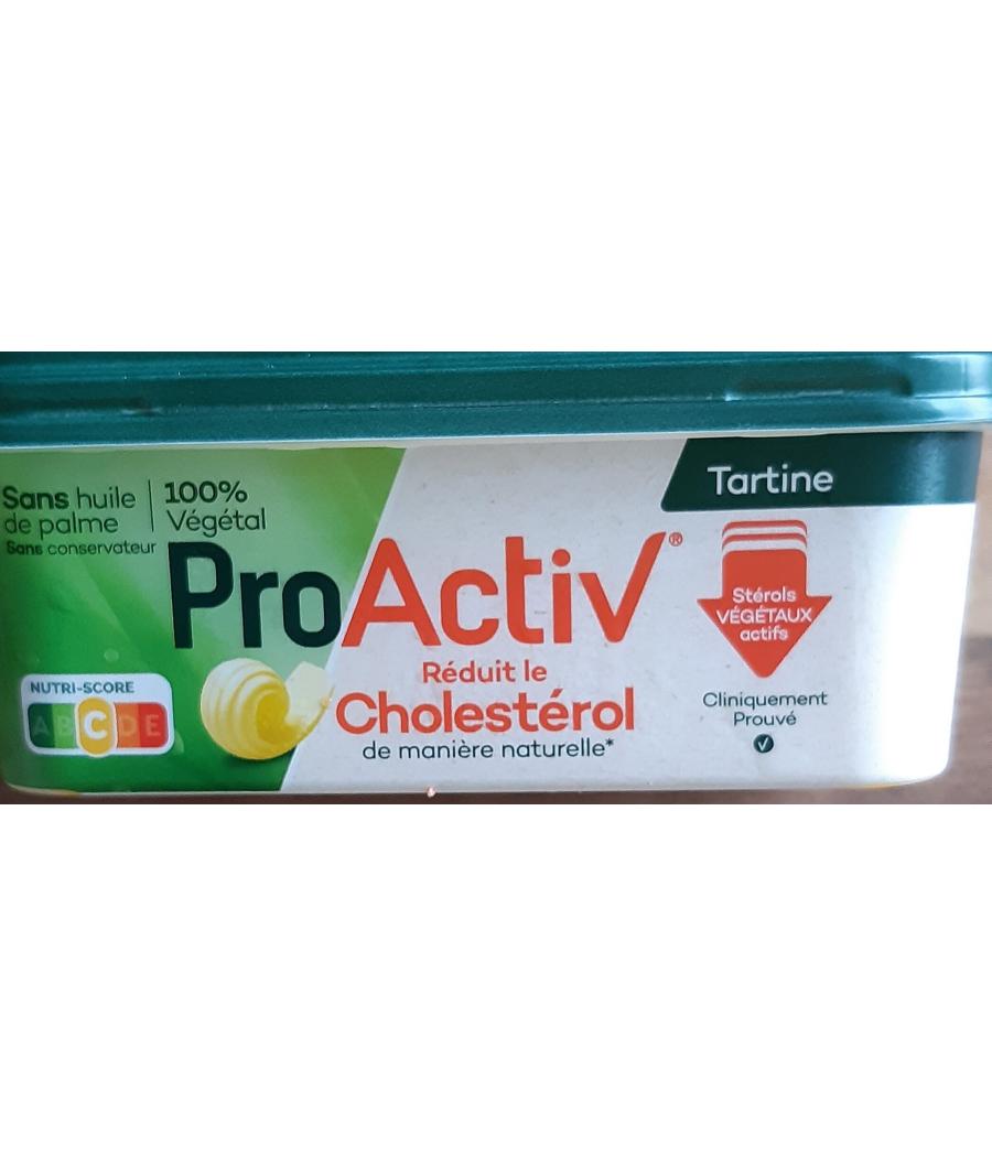 BEURRE DE TARTINE MARGARINE SANS HUILE DE PALME PROACTIV 225G