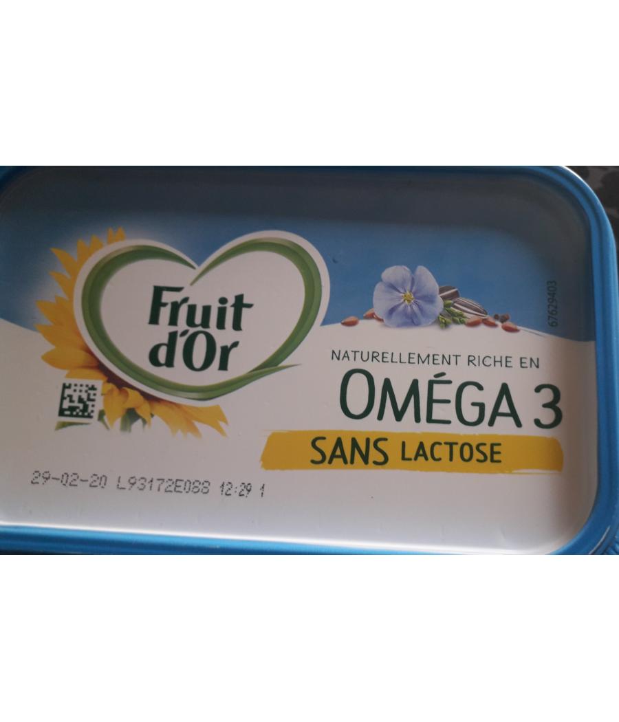 OMEGA 3 SANS LACTOSE FRUIT D'OR 510G