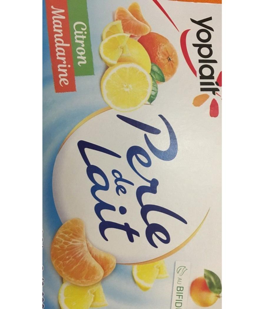 YAOURT PERLE DE LAIT CITRON & MANDARINE 125G