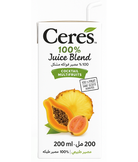 JUS DE FRUITS CERES COCKTAIL MULTIFRUITS 25CL