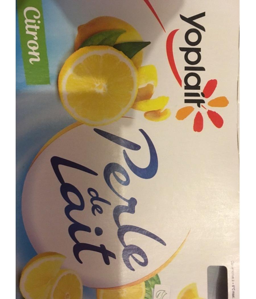 YAOURT PERLE DE LAIT CITRON YOPLAIT 125G