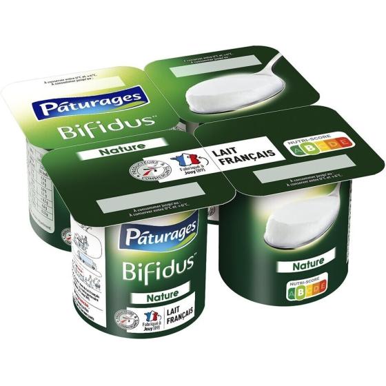 YAOURT BIFIDUS NATURE PATURAGES 4X125G