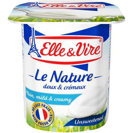 YAOURT NATURE DOUX & CREMEUX ELLE VIRE 4X125G
