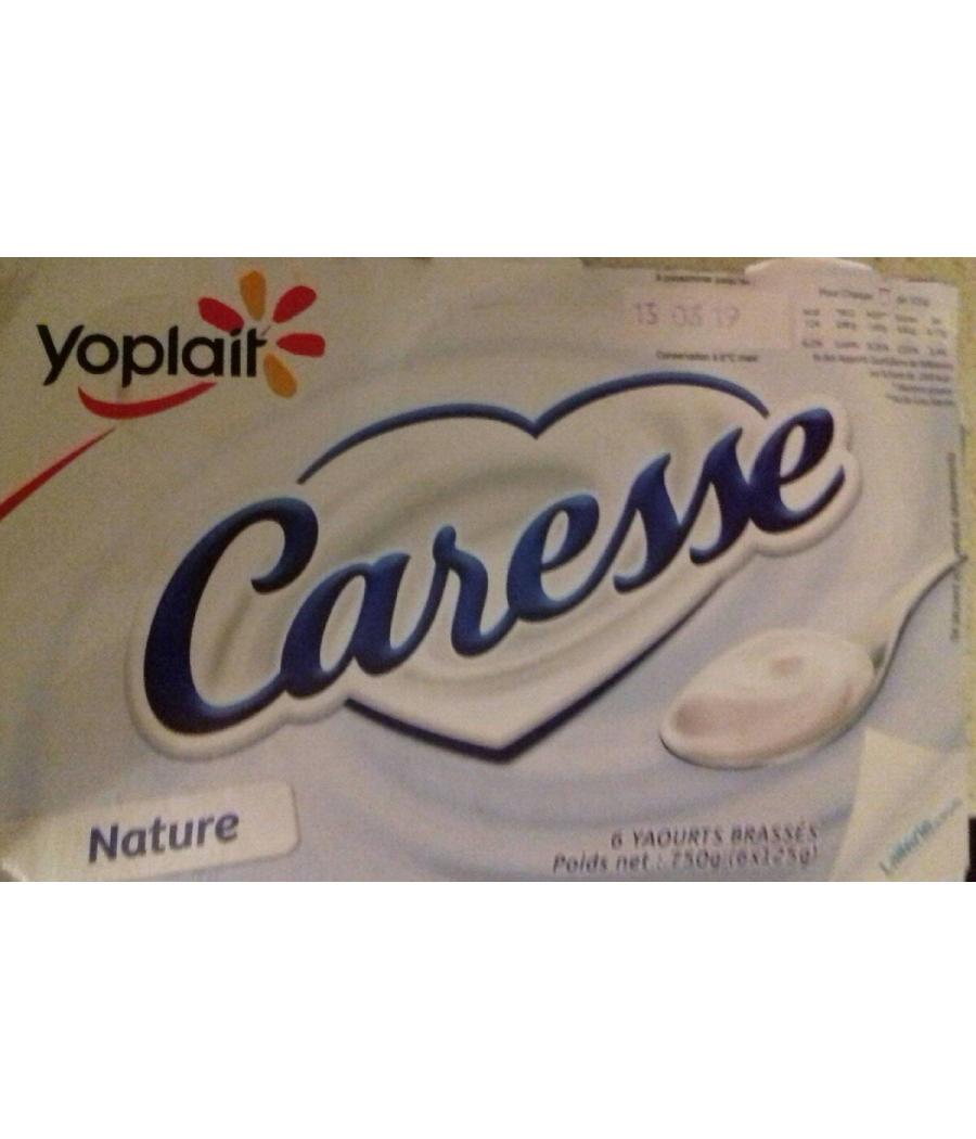 YAOURT BRASSES DE CARESSE NATURE YOPLAIT 6X125G