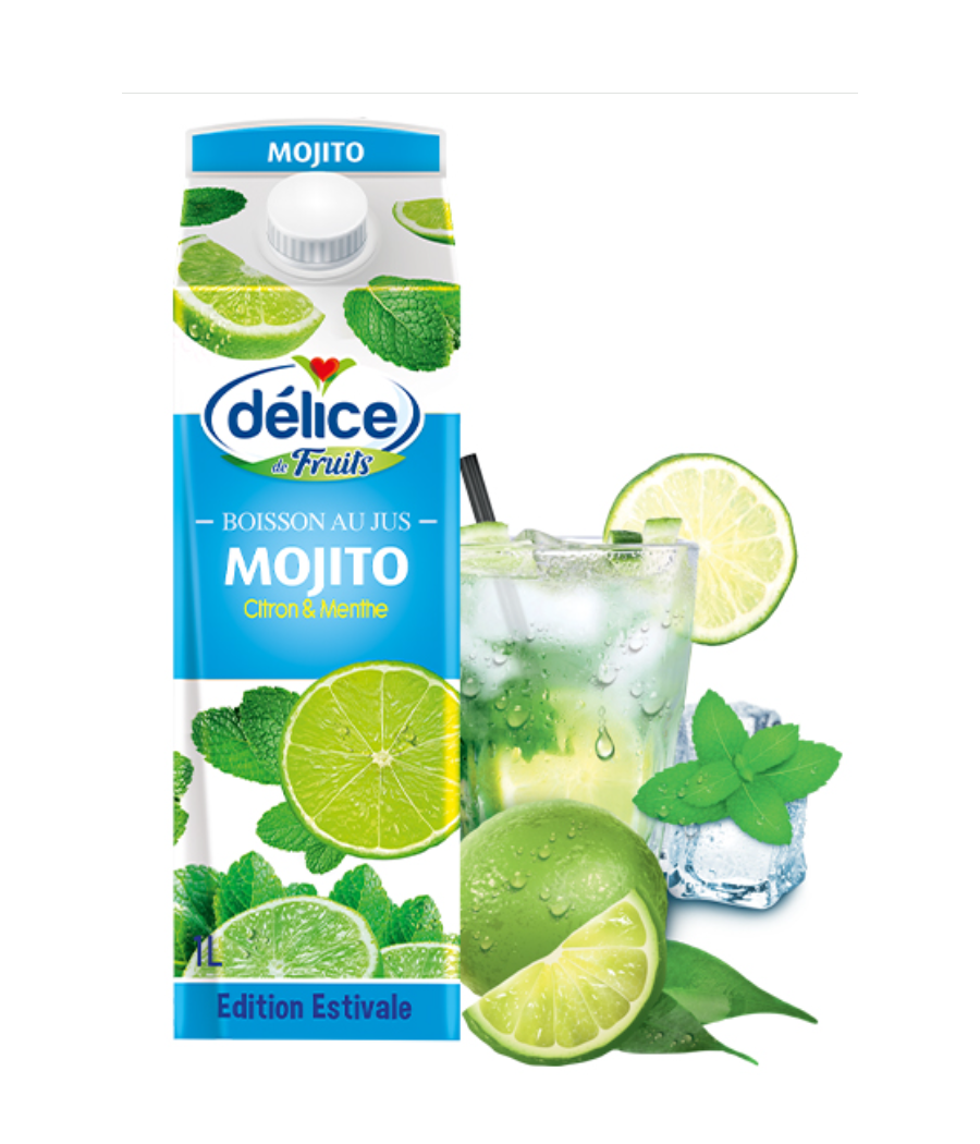 JUS DE FRUITS DELICE DE FRUITS MOJITO 1L