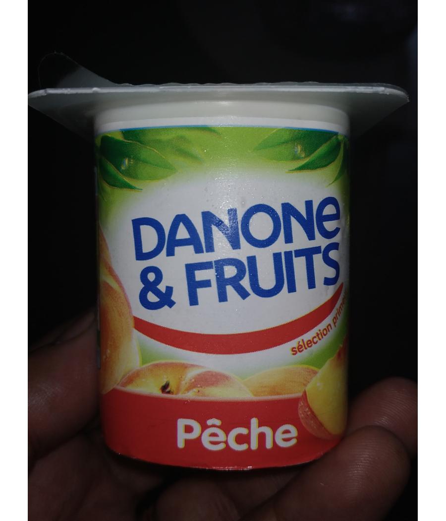 YAOURT SAVEURS PECHE DANONE ET FRUITS  750G