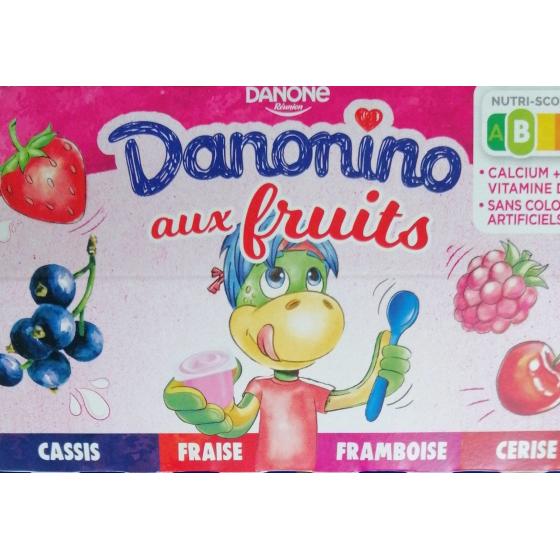 YAOURTS DANONINO AUX FRUITS DANONE