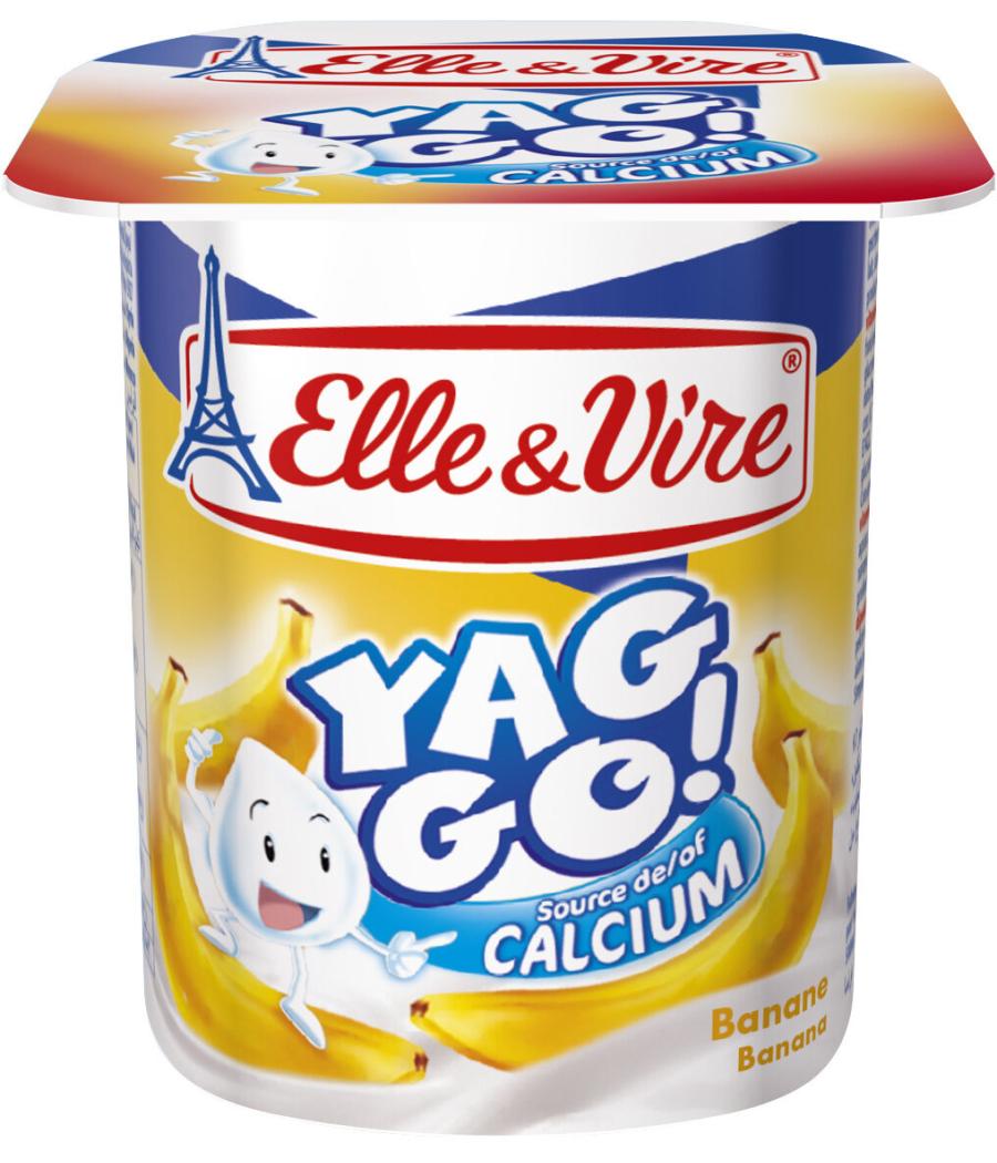 DESSERT LACTE YAGGO BANANE ELLE & VIRE 4X125G