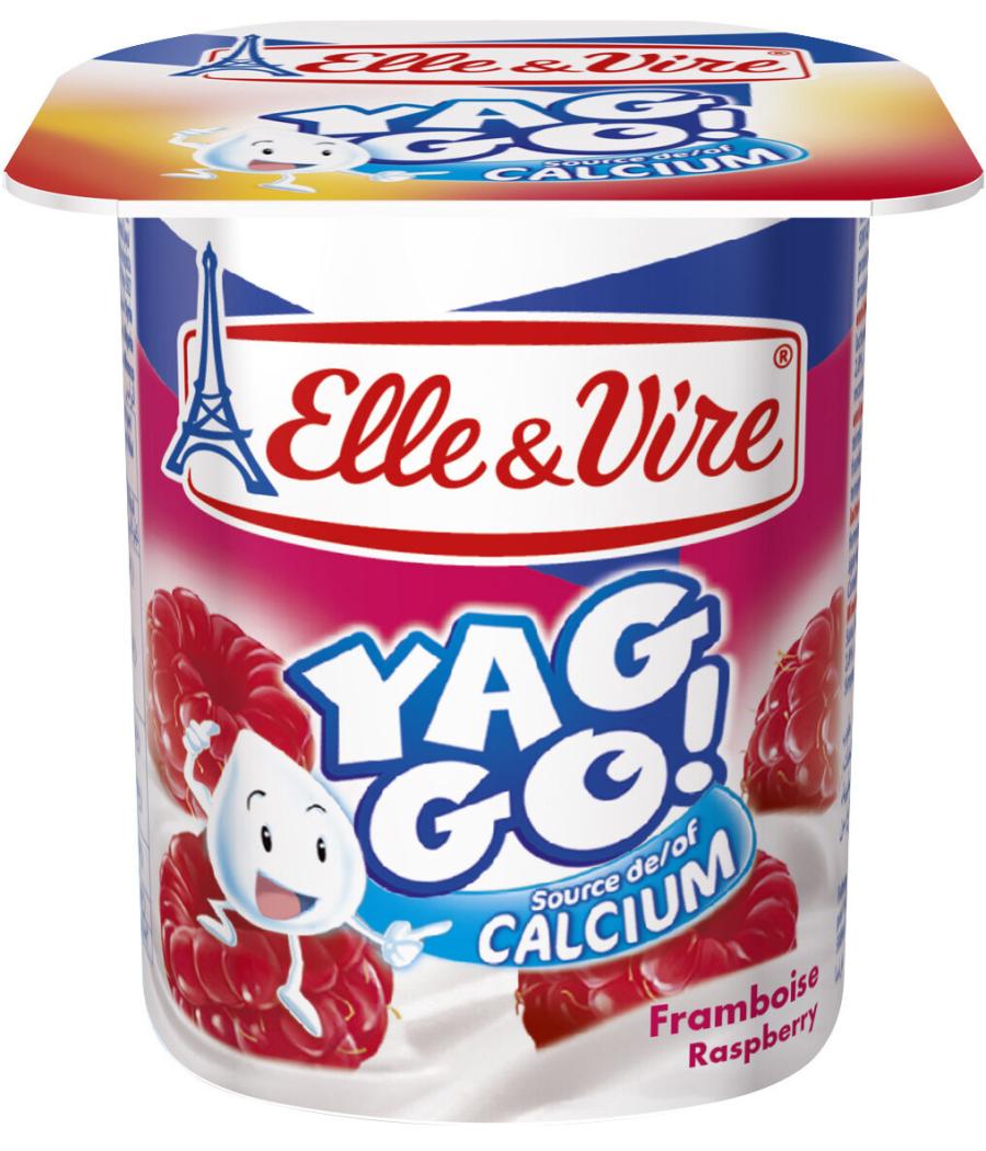 DESSERT LACTE PULPE YAGGO! STERILISE UHT - FRAMBOISE 4 X 125 G