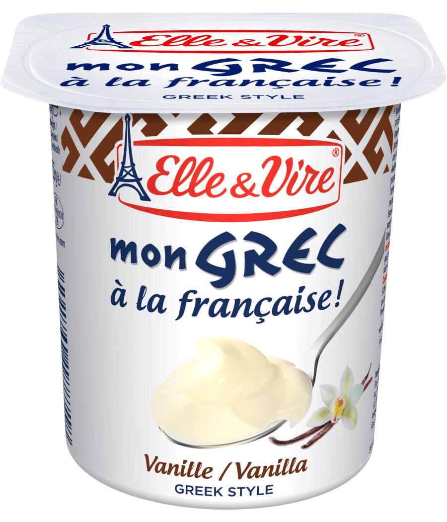 YAOURTS MON GREC VANILLE ELLE & VIRE 4X125G