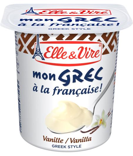 DESSERTS LACTES MON GREC VANILLE ELLE & VIRE 4X125G